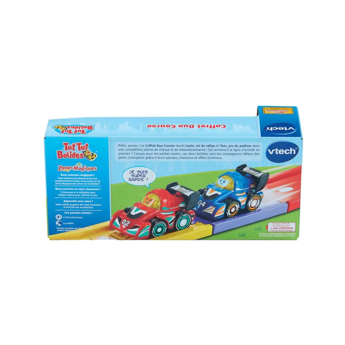 Vtech - Tut Tut Bolides - Set Duo Racing (Louis + Tom) - Multicolor - Idioma Francés Vtech - Tut Tut Bolides - Set Duo Racing (Louis + Tom) - Multicolor - Idioma Francés