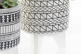 DKD Home Decor Planta Cactus Multicolor Estilo Boho 11 x 21 x 11 cm (2 Unidades)