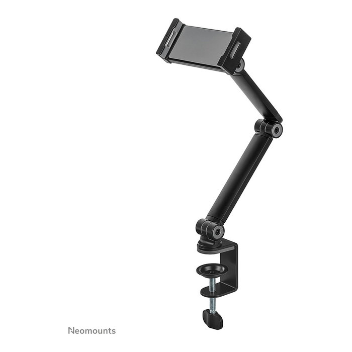 Neomounts Soporte para Tablet DS15-545BL1 - para Pantallas de 4.7" a 12.9" - Ajustable y Giratorio - Negro - Soporte de Escritorio