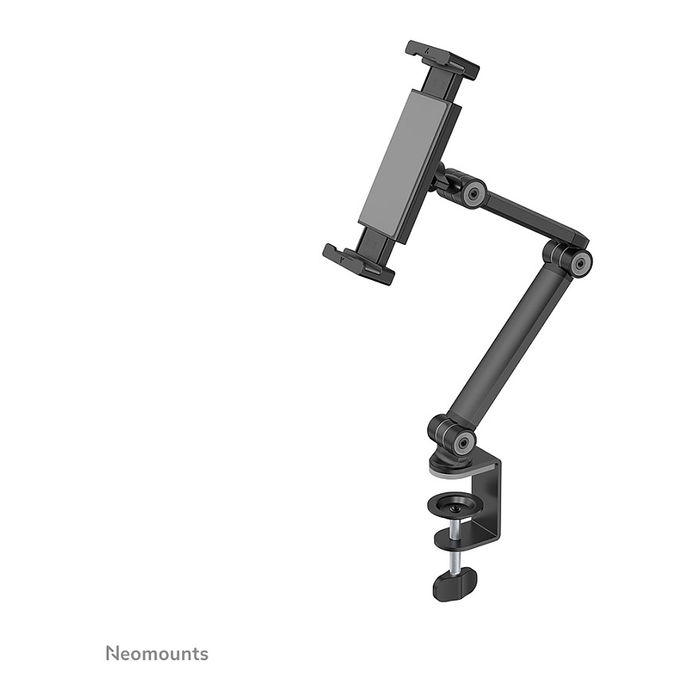Neomounts Soporte para Tablet DS15-545BL1 - para Pantallas de 4.7" a 12.9" - Ajustable y Giratorio - Negro - Soporte de Escritorio