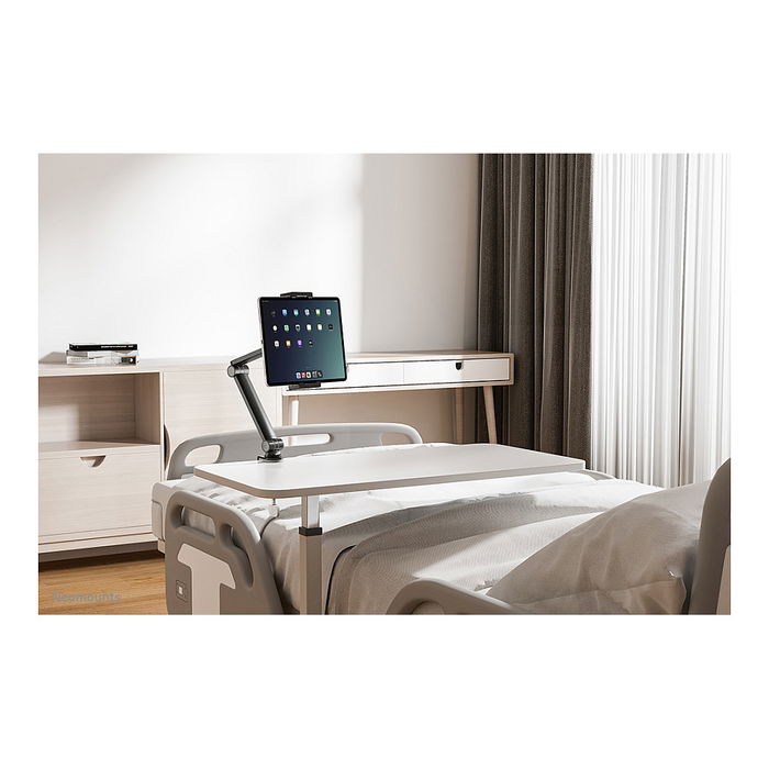 Neomounts Soporte para Tablet DS15-545BL1 - para Pantallas de 4.7" a 12.9" - Ajustable y Giratorio - Negro - Soporte de Escritorio