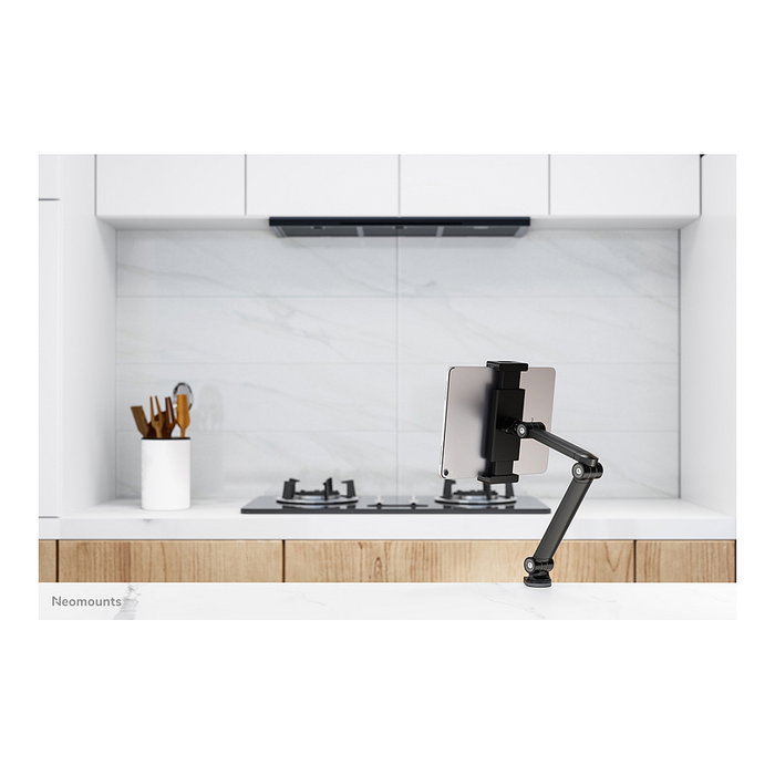 Neomounts Soporte para Tablet DS15-545BL1 - para Pantallas de 4.7" a 12.9" - Ajustable y Giratorio - Negro - Soporte de Escritorio