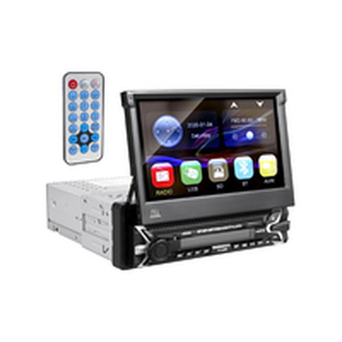 Radio audiocore ac9100 car digital negro, rojo