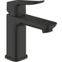 Grohe Grifo monomando para lavabo Dice, negro mate, tamaño S, cartucho Ch3, sistema clic-clac AACJX49500