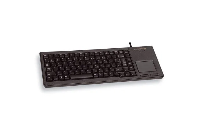 Cherry XS Touchpad Teclado Completo 100% USB QWERTY Inglés EE.UU. Negro, teclas de Windows