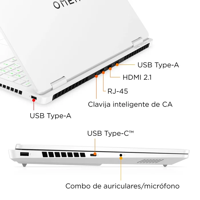 HP OMEN Gaming 16-am0045ns Blanco Cerámica HP OMEN Gaming 16-am0045ns Blanco Cerámica