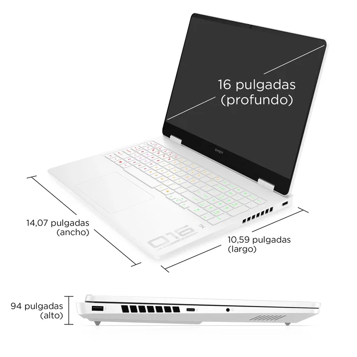 HP OMEN Gaming 16-am0045ns Blanco Cerámica HP OMEN Gaming 16-am0045ns Blanco Cerámica
