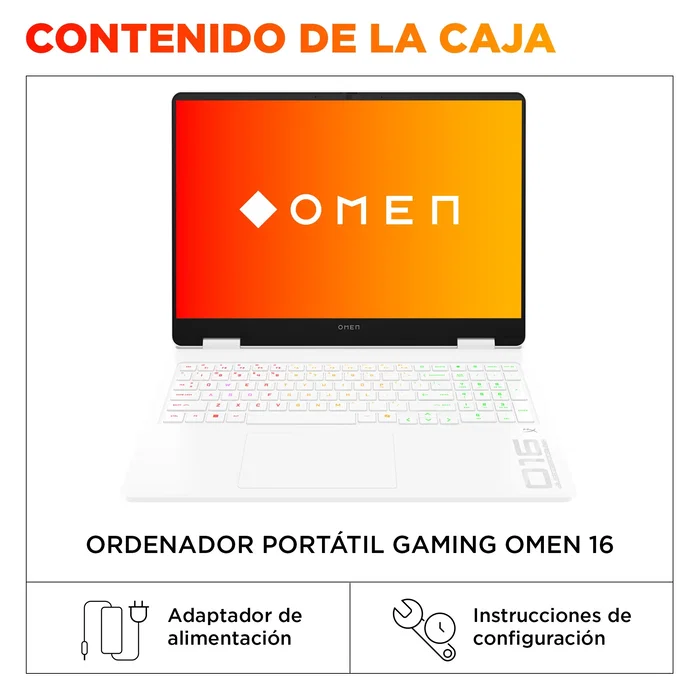 HP OMEN Gaming 16-am0045ns Blanco Cerámica HP OMEN Gaming 16-am0045ns Blanco Cerámica