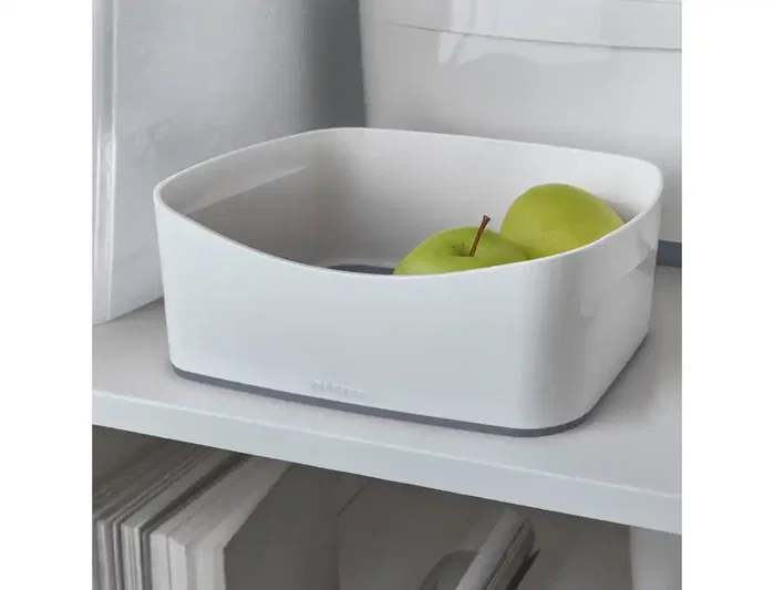 Leitz MyBox Wow Bandeja de almacenamiento sin tapa color blanco/gris - 98x160x246 mm
