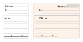 Talonario Catalan Vales Loan (Set de 10)