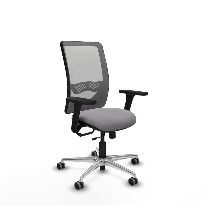 PIQUERAS Y CRESPO Silla de oficina Zulema Gris con mecanismo Sincro/Traslack PIQUERAS Y CRESPO Silla de oficina Zulema Gris con mecanismo Sincro/Traslack
