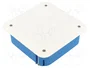 SIMET Caja de Instalación de Poliamida Azul 120x120x45mm