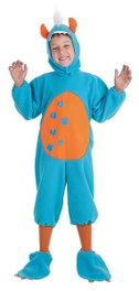 Creaciones Llopis Disfraz Infantil Monstruito Azul T-3 (7-9 años)