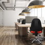 PIQUERAS Y CRESPO Silla de oficina Algarra Gris con mecanismo Asincro