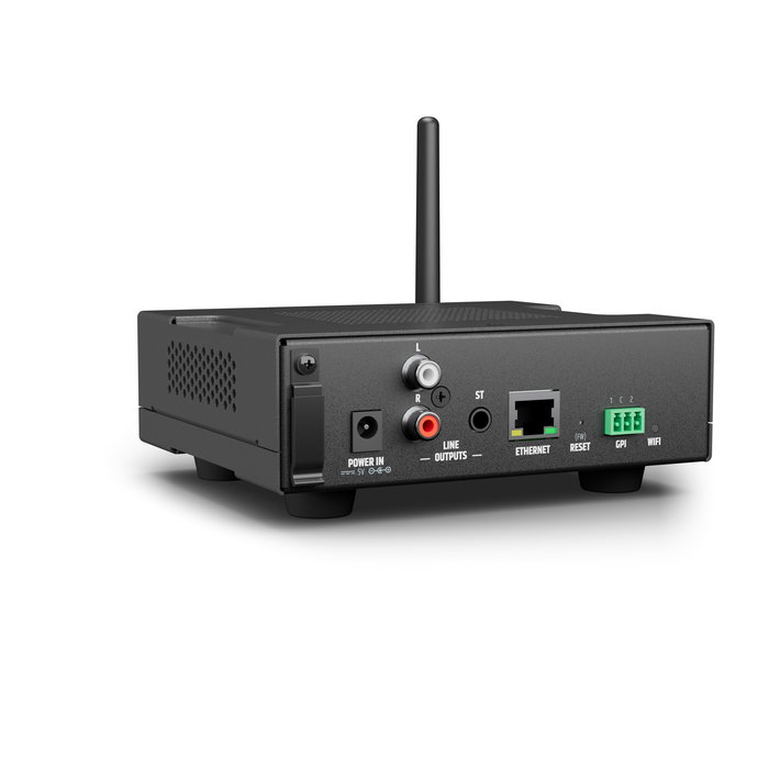 LD Systems LDMSMP Reproductor de Música y Programador de Mensajes con Streaming, USB/microSD, Compatible con Questra, Garantía 5 Años