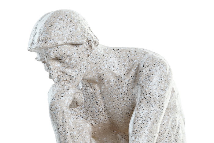 DKD Home Decor Figura de Hombre en Resina Beige