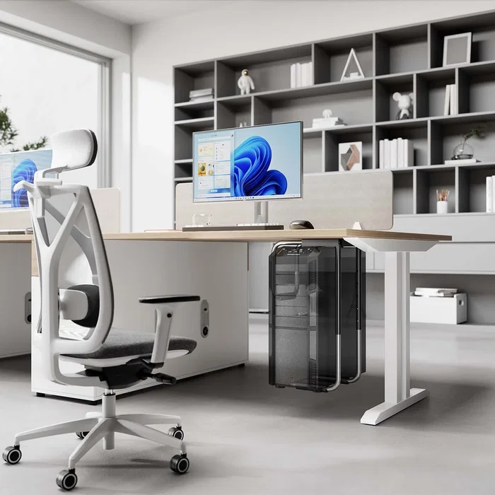 Aisens MPC08-337 Soporte para CPU ajustable debajo de escritorio