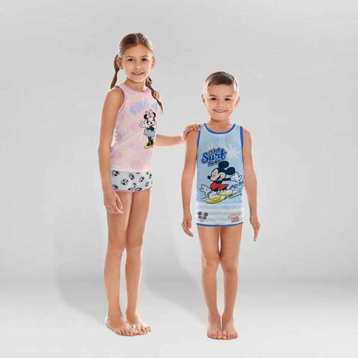 Cerdá Pijama de Tirantes Mickey Azul Talla 4 Años Cerdá Pijama de Tirantes Mickey Azul Talla 4 Años