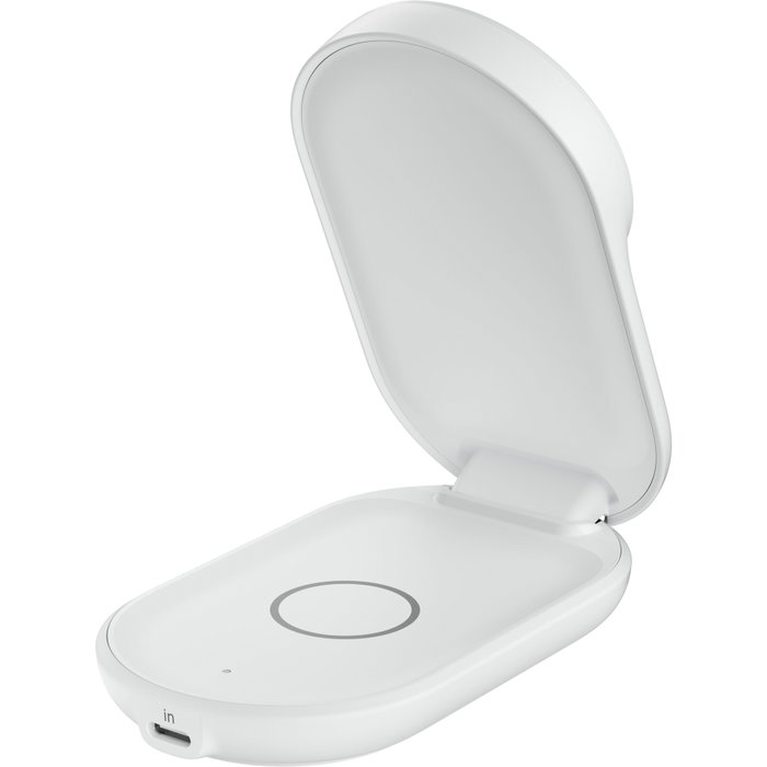 Belkin Cargador Inalámbrico Plegable 2 en 1 Qi2 25W Blanco