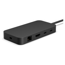 Microsoft Surface USB4 Docking Station Negro, USB4, HDMI 2.1, Ethernet Gigabit, 2 Puertos USB-A, 100W Power Delivery