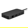Microsoft Surface USB4 Docking Station Negro, USB4, HDMI 2.1, Ethernet Gigabit, 2 Puertos USB-A, 100W Power Delivery