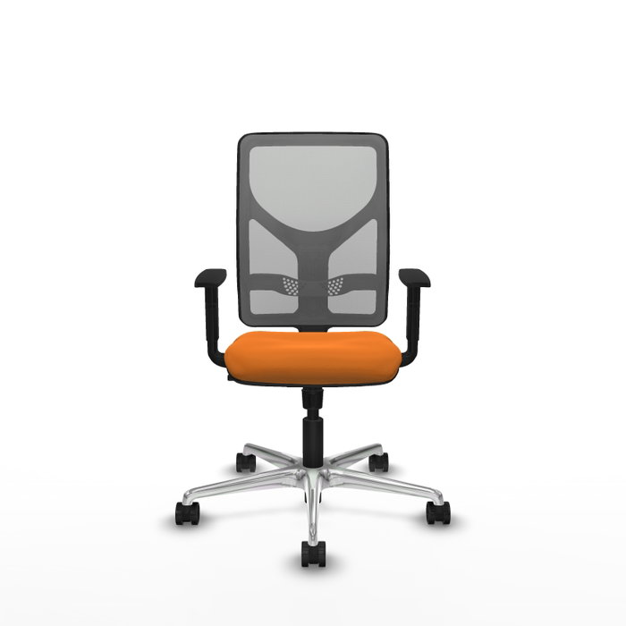 PIQUERAS Y CRESPO Silla de oficina Motilla con mecanismo Sincro, Naranja y Gris PIQUERAS Y CRESPO Silla de oficina Motilla con mecanismo Sincro, Naranja y Gris