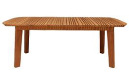 DKD Home Decor Mesa Comedor Natural Teca 200 x 90 x 75 cm