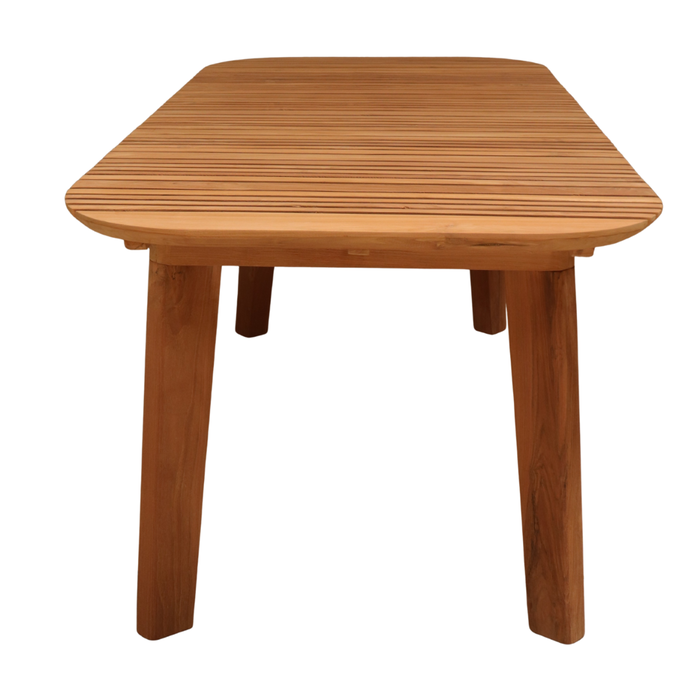 DKD Home Decor Mesa Comedor Natural Teca 200 x 90 x 75 cm
