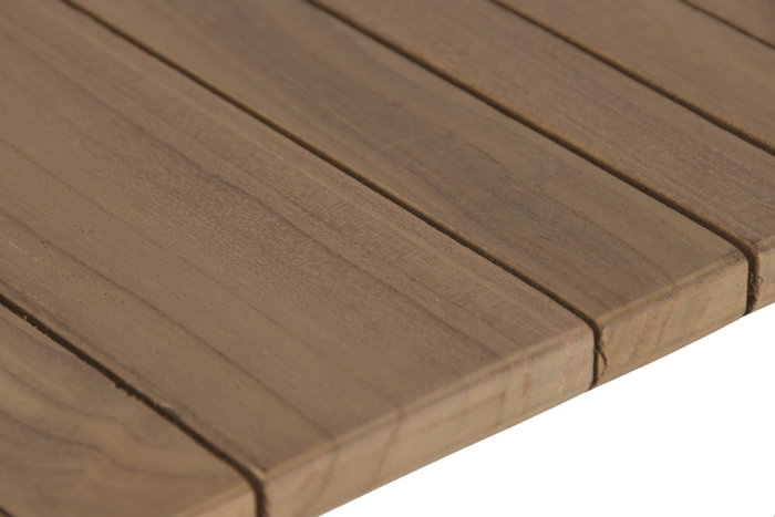 DKD Home Decor Mesa Comedor Natural Teca 200 x 90 x 75 cm