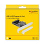 DeLOCK 90387 Tarjeta de expansión PCI Express x1 a 2 x USB 3.2 Gen 1 internos