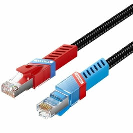 Vention Cable de Red RJ45 SFTP Cat.8 Gaming 1m Negro