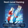 Vention Cable de Red RJ45 SFTP Cat.8 Gaming 1m Negro
