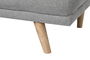 DKD Home Decor Sofá Cama Scandi Topo Natural 172 x 80 x 76 cm