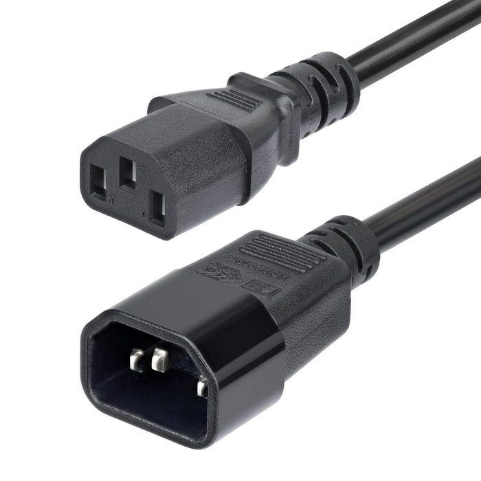 Startech Cable de extensión de alimentación C14 a C13 4.5m - 15A 250V Startech Cable de extensión de alimentación C14 a C13 4.5m - 15A 250V