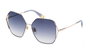 Furla SFU601-580492 Gafas de sol con cristales azules degradados y montura dorada
