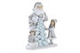DKD Home Decor Figura de Navidad Moderna con LED Gris
