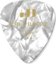 DUNLOP Pack de 12 Púas Genuine Celluloid Blanco Perlado - Thin