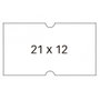 Apli Etiquetas para Etiquetadora de Precios 21x12mm Blanco Pack de 6 Rollos