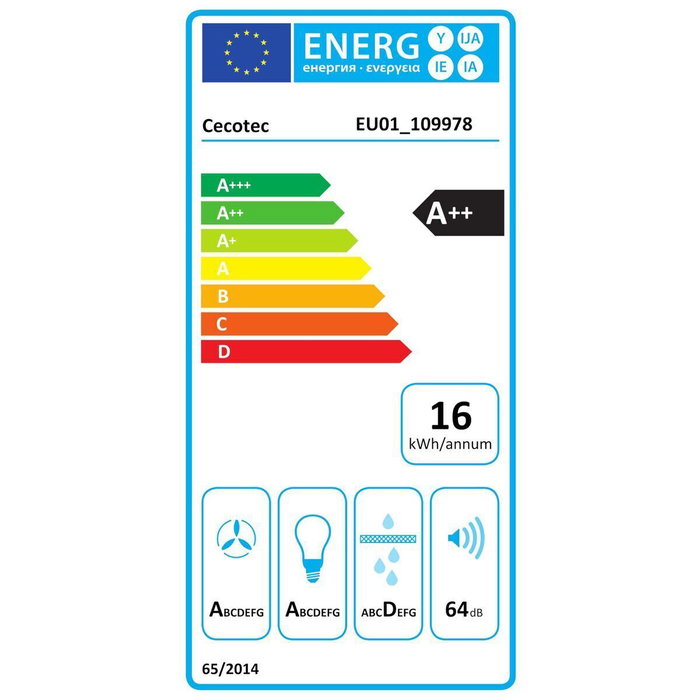 Cecotec Bolero Flux DRT 358000 Black A++