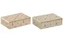 DKD Home Decor Joyero Metal 21x14x6 cm Multicolor Surtido