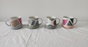DKD Home Decor Pack de 12 Tazas de Gres Moderno Multicolor de 385 ml