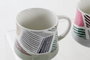 DKD Home Decor Pack de 12 Tazas de Gres Moderno Multicolor de 385 ml