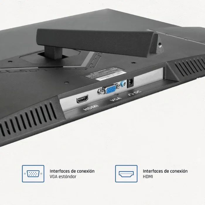 Iggual ML24S Monitor 24" IPS Full HD 1920x1080 120Hz 1ms Frameless 300cd/m² 99% sRGB VESA HDMI VGA Negro