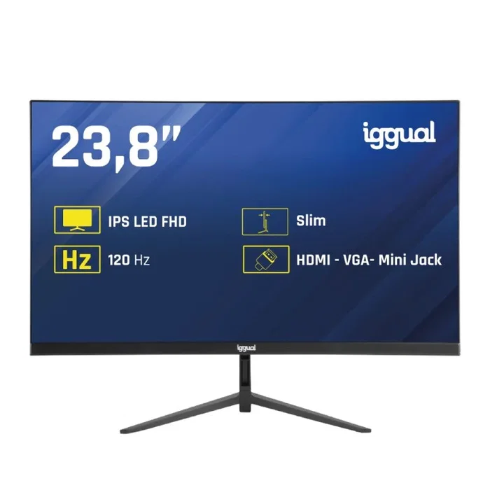 Iggual Monitor 24 pulgadas IPS FHD 75Hz Slim HDMI VGA