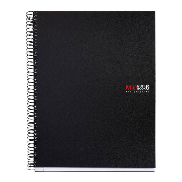 Miquelrius Cuaderno Espiral A4 150H 5x5mm Negro Miquelrius Cuaderno Espiral A4 150H 5x5mm Negro