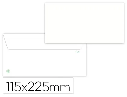 Liderpapel Sobre Blanco 115x225 mm Tira de Silicona Papel Reciclado 90 gr Caja 500 Unidades Liderpapel Sobre Blanco 115x225 mm Tira de Silicona Papel Reciclado 90 gr Caja 500 Unidades