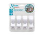 KioKids Pinzas Para Muselinas Blanco 4 Unidades