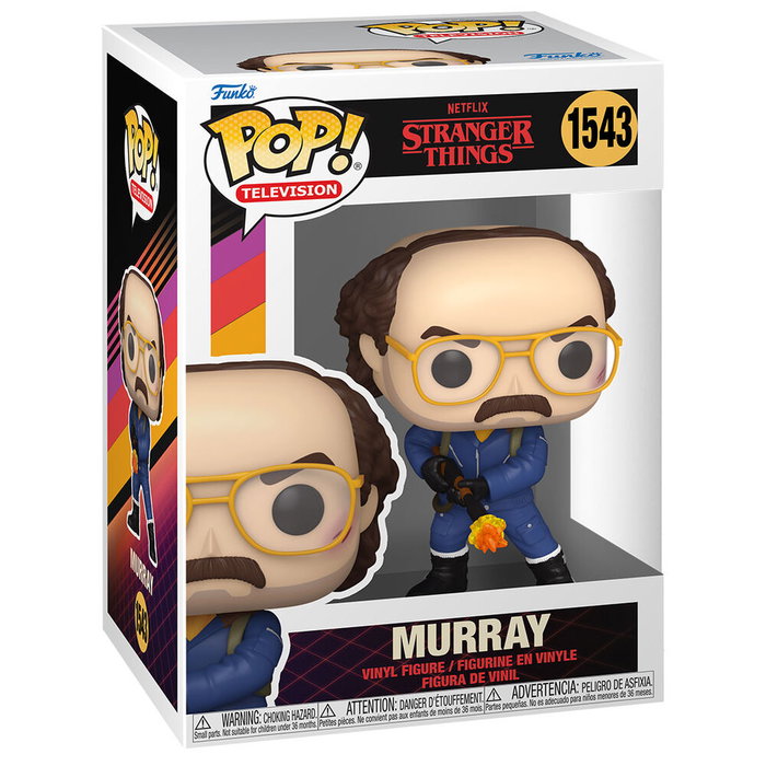 Funko POP Figura Stranger Things Murray Vinilo 9cm Caja Regalo