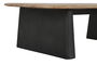 DKD Home Decor Mesa Centro Loft Negro Natural Madera Abeto 120 x 60 x 32 cm