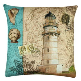 Aberto Design Cojín A12654 43x43 cm con Relleno de Silicona 50% Algodón 50% Poliéster